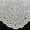 1Meter/lot  Width 125cm Off White Color Cotton Cloth Hollow Out Embroidery Lace Fabric Handmade DIY Clothes Accessories