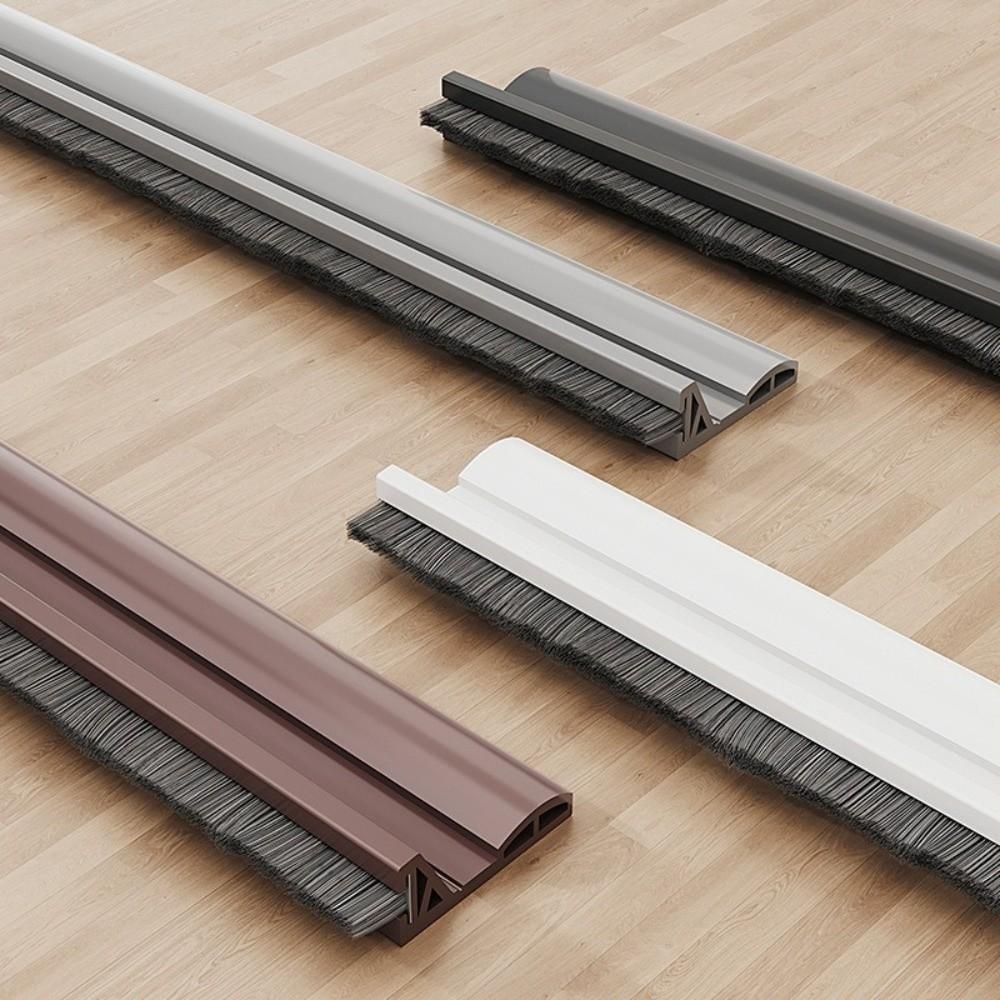 Brush Edge Draft Stopper TPE Door Sweep Removable Door Bottom Seal  Indoor Bedroom