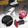 2PCS Motocyklové rukojeti s koncovkami řídítek, moto CNC kovové rukojeti, protizávaží, posuvník, rukojeti na motorku, příslušenství pro motokrosové motorky