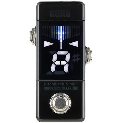 Accordeur à pédale KORG Pitchblack pour guitare/basse