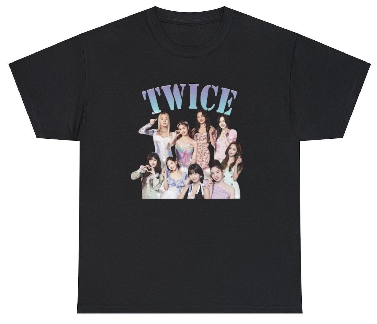 Twice T Shirt KPop Tour Jihyo Nayeon Momo Sana Mina Tzuyu Ready To Be Tour Tee S