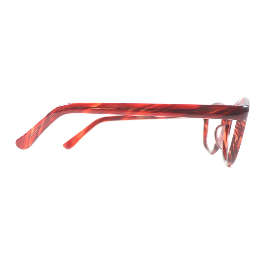 Great Ayame Glasses NEWOLD New Old Clear Red Mens Used