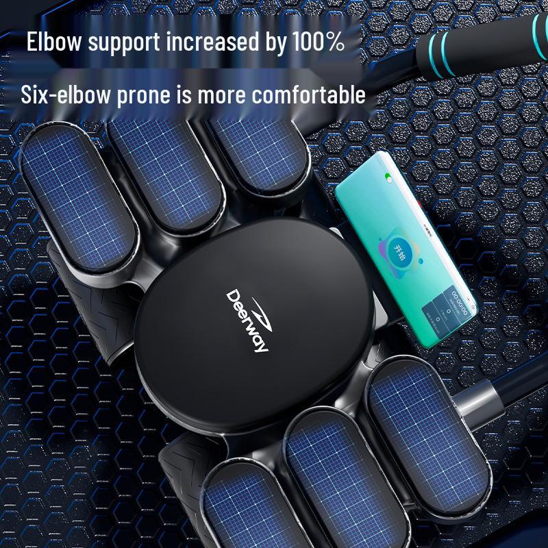 Smart 4-Wheel Ab Roller with Auto Rebound – Perfect for Home Fitness