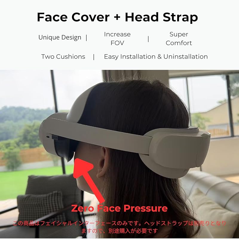 GEEKVR Pico facial dla 4 interfejsów (pasek na głowę sprzedawany oddzielnie)