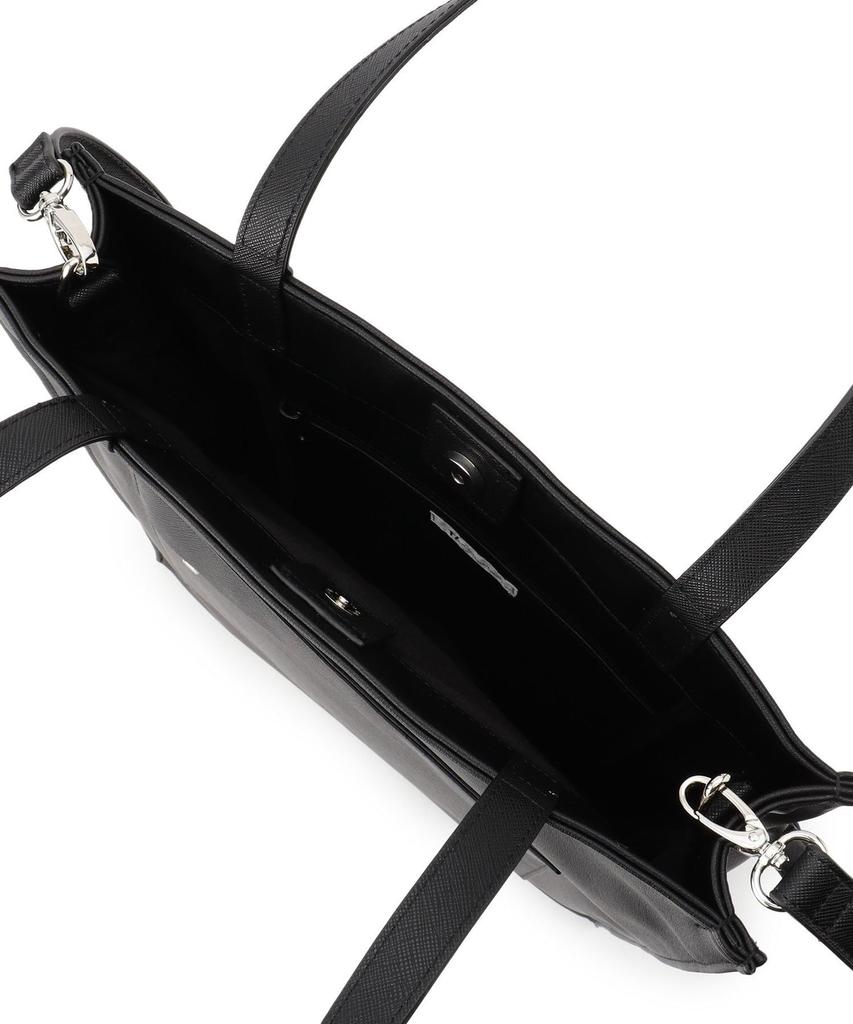 TK Takeo Kikuchi Saffiano 2-Weg Tote Tas, Zwart (419) 00