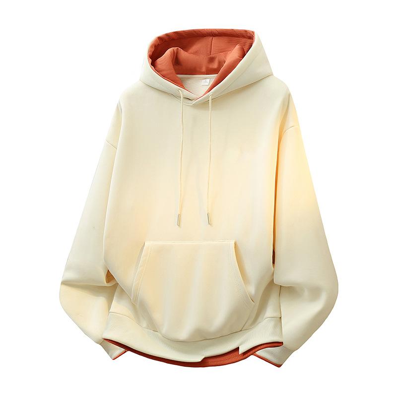 Hooded Sweatshirt, Long Sleeved Men's Spring and Autumn Top, Couple's Loose Casual Versatile Sweatshirt