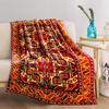 Ethnic Style Geometric Pattern Area Blanket for Living Room or Bedroom Blanket, Suitable for Use In the Bedroom, Living Room, On the Sofa
