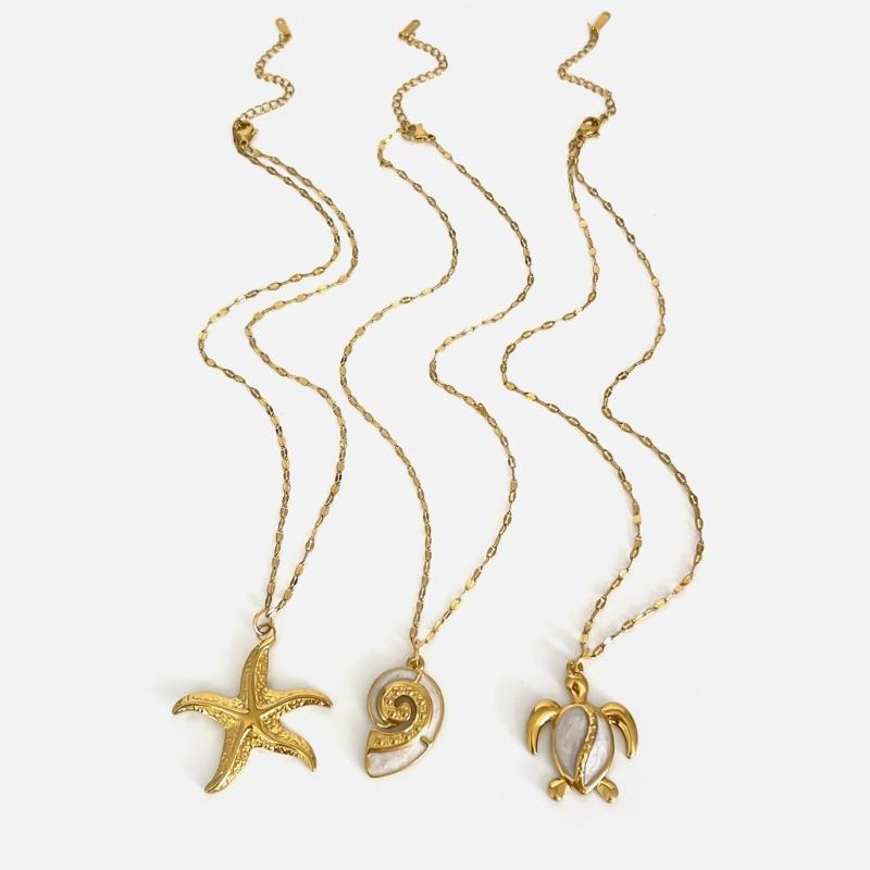 Ocean Theme Adjustable Pendant Necklace Kids Neck Jewelry Kids Fashion Neck Jewelry Perfect for Daily and Party Use