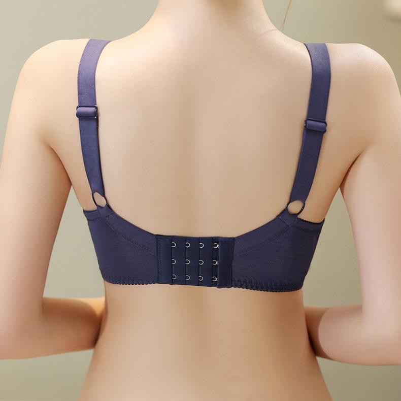 Cross Chest Plus Size Bra Women's Lace Sexy Push Up Bra U-shaped Plus Size Bra