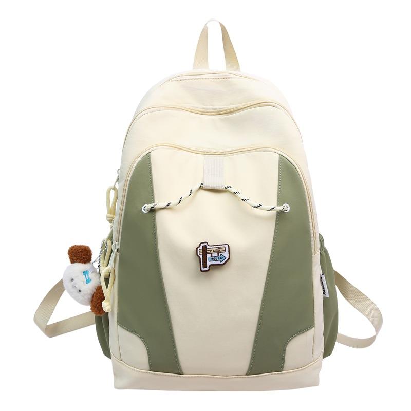 Einfacher und niedlicher hochwertiger Damen-College-Rucksack, modischer Rucksack mit großem Fassungsvermögen, Sport-Reise-Computertasche