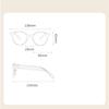 Leopard Frame Round Shortsighted Prescription Lens Eyeglasses TR90 Material Anti Blue Rays Student Minus Diopter Eyeglasses 0 -0.5 -0.75 To -6.0