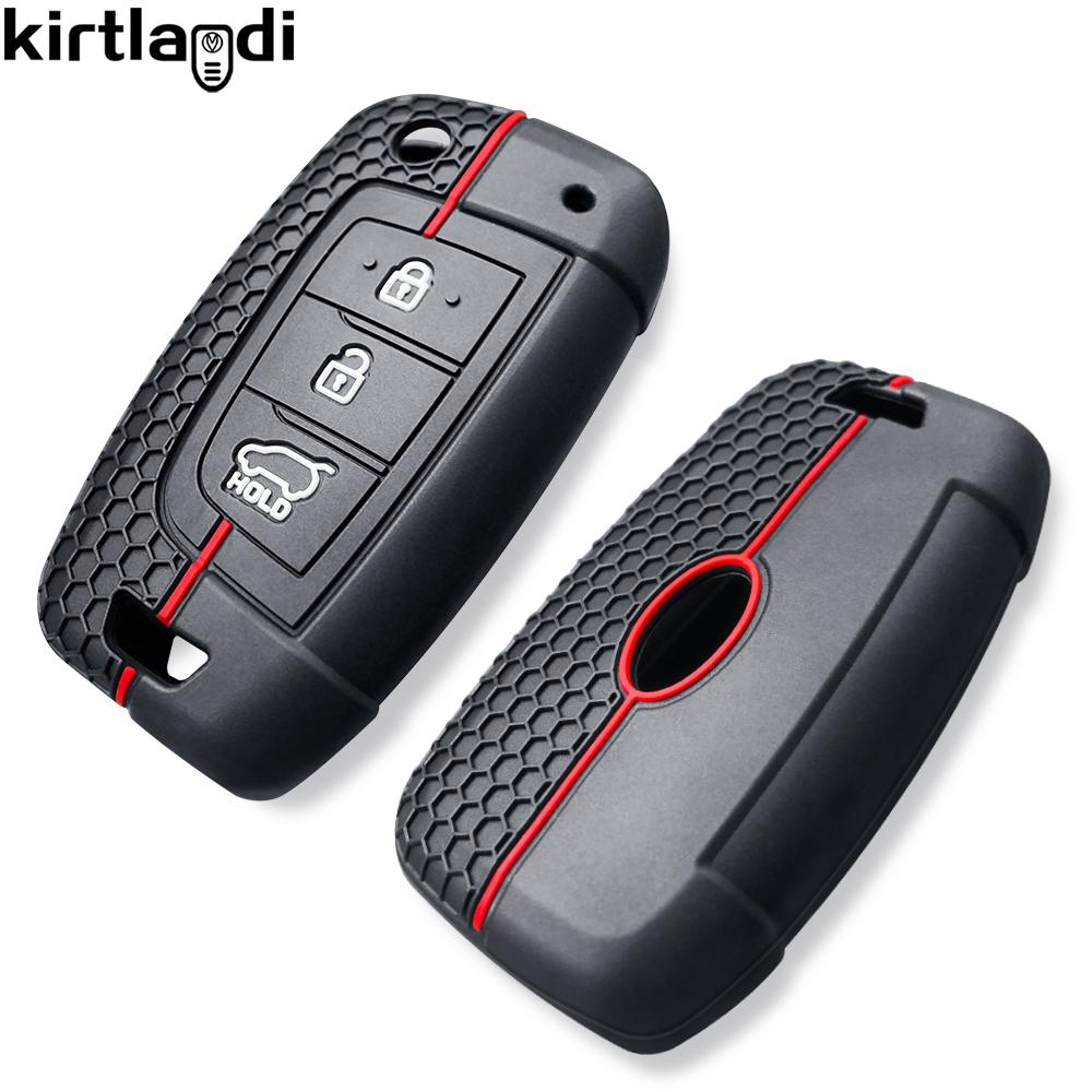 Silikonowy kluczyk samochodowy do Hyundai Tucson 2022 2023 Accent Solaris Elantra I30 I35 I40 Kona Celesta Sonata Creta Key Cover