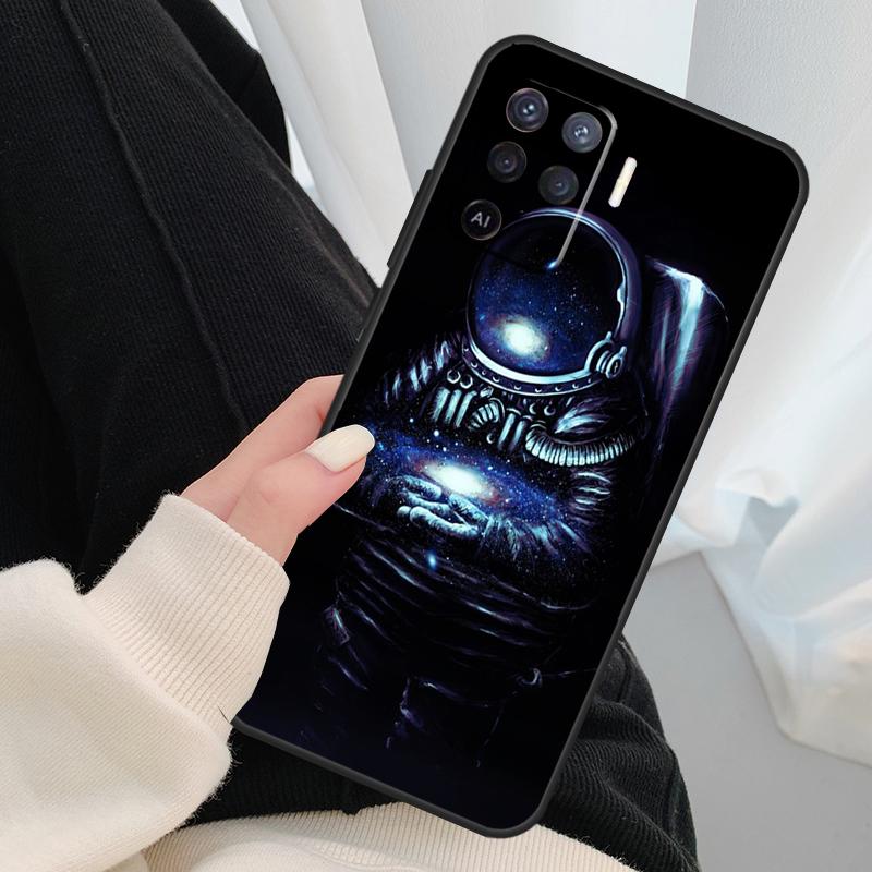 Astronaut Star Space Case For Oppo A17 A57 A77 A40 A78 A54 A74 A94 A76 A16 A96 A18 A60 A80 A38 A58 A98 A15 A5 Pro