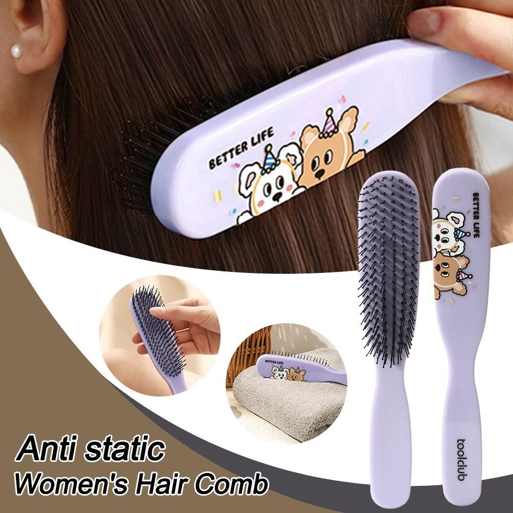 

Anti-static Combs Hair Smoothing Massage Comb Portable Curly Hair Comb Hairstyle Tool