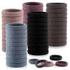 Korean Style Colorful Seamless Hair Bands (100 Pcs) - Non-Damaging, High Elastic Hair Towel Rings & Headdresses