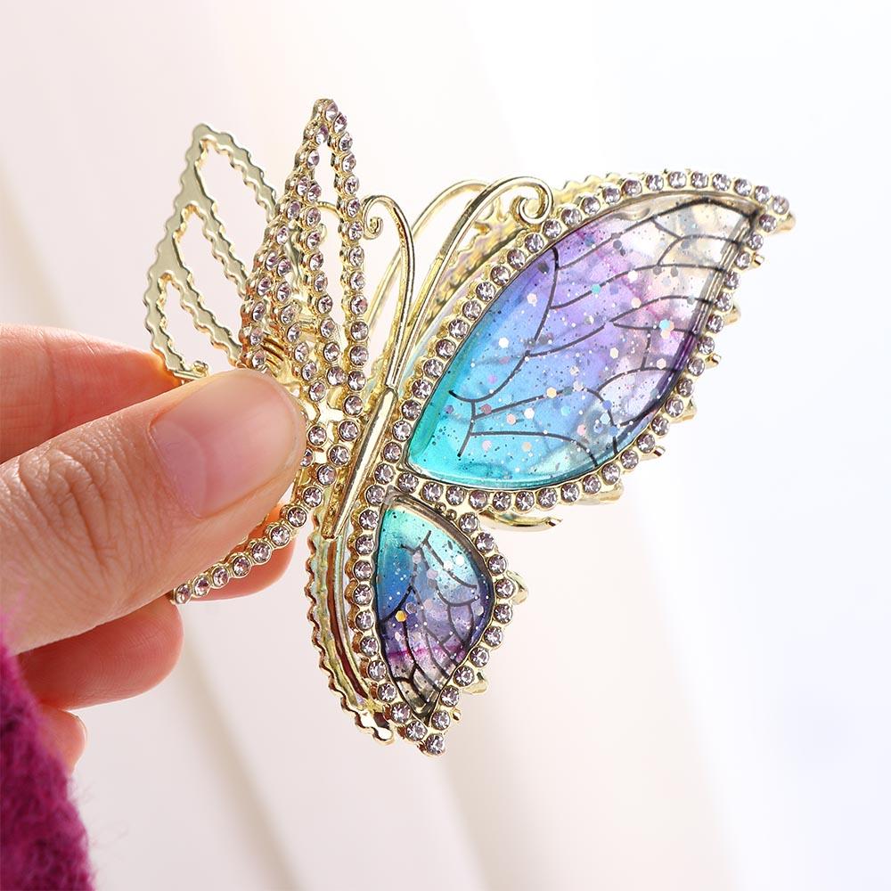 Barrettes Female Temperament Head Hair Clips Delicate Hairpin Hair Accessories Butterfly Hair Claw