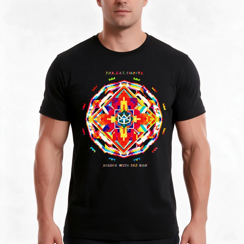 Cat Empire Logo Rockband T-Shirt Sommer Lässig Baumwolle T-Shirt Übergroß Streetwear Tops Vintage Grafikdruck Unisex Unisex Unisex
