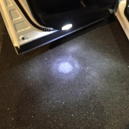 Mini Toyota New 30 Series Front LED Courtesy Interior Customization Door Room Welcome Courtesy Set of 2 and [Includes Cloth] Alphard/Vellfire Lights,