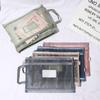 Organizer Pouch File Pocket School Office Supplies Storage Handbag Document Bag A4 File Folder Bag Zipper File Pocket
