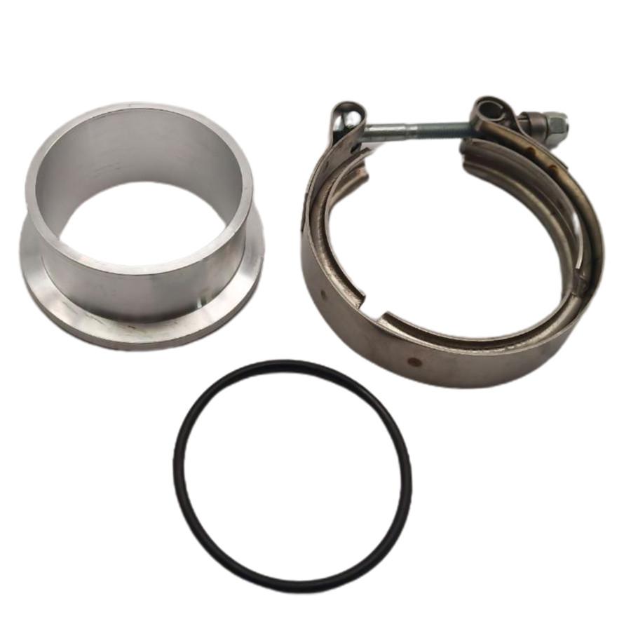 Holset Turbo Compressor V-band Flange + Clamp For CMmins