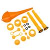 Gas Can Spout Replacement Kit Gas Can Nozzle Caps with Funnel for Most Plastic Gas Cans