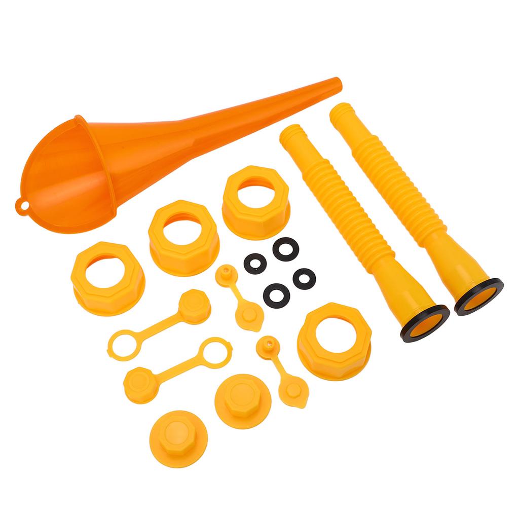 Gas Can Spout Replacement Kit Gas Can Nozzle Caps with Funnel for Most Plastic Gas Cans