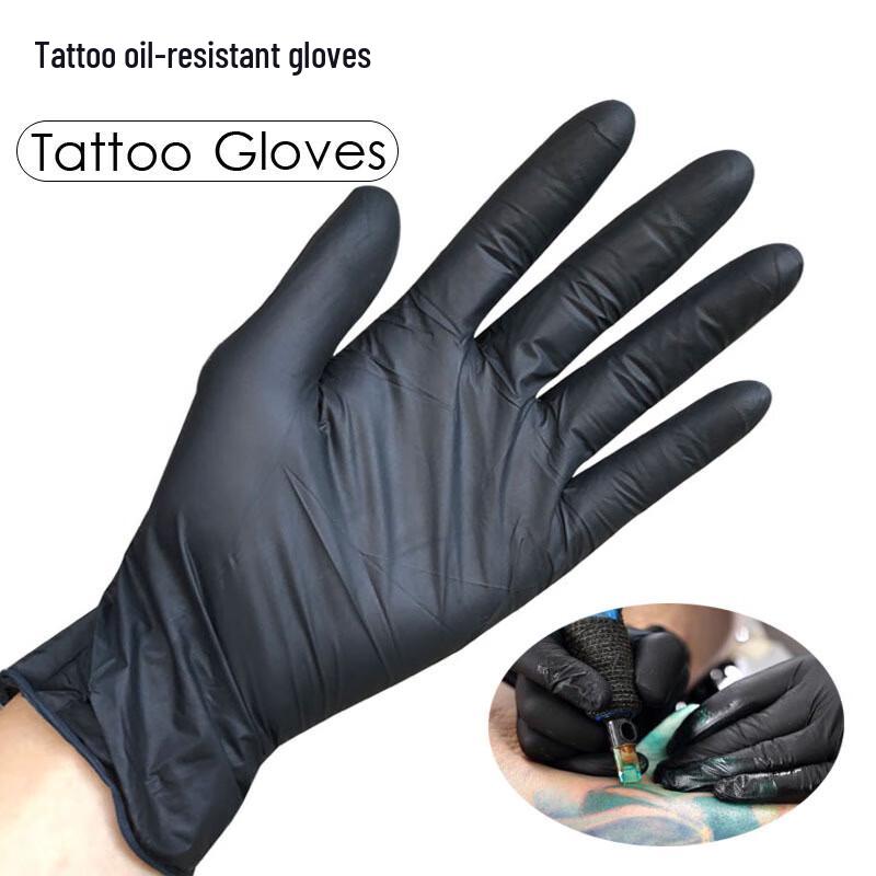 Manlong 6g Einweg-Schwarznitril-Handschuhe