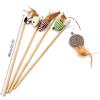 Cat Stick Toy For Indoor Cat Scratcher Toy Interactive Toy For Boredom Kitten Teaser Wand Teaser Self-playing Tumbler