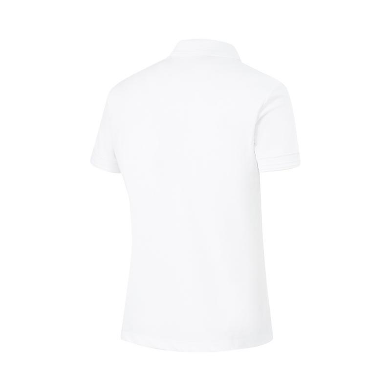 Li Ning Fitness Series Solid Color Soft Breathable Casual Versatile Short Sleeve Polo Shirt Women Tops APLU180-1