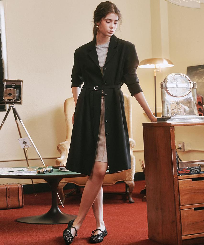 Marop 7103 Stretch Jacket Dress (Black)