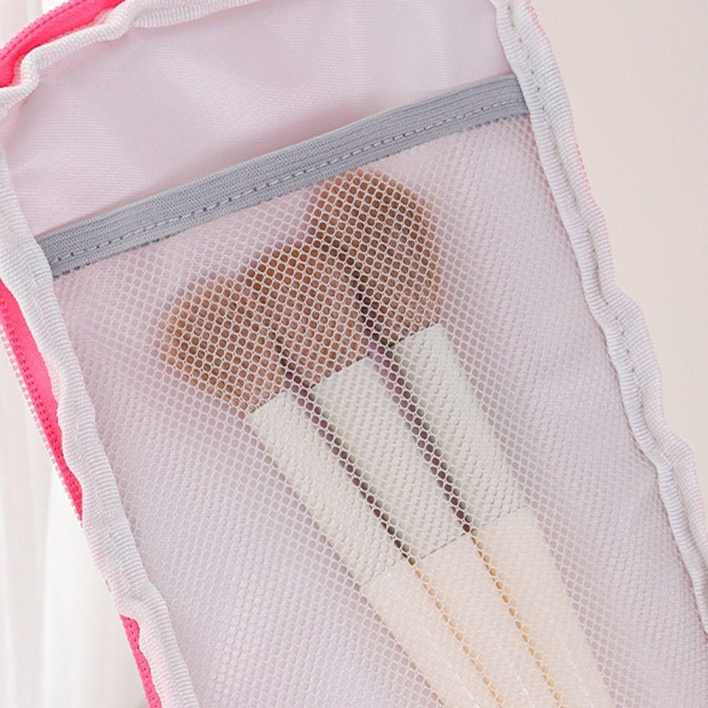 Korean Style Cartoon Makeup Bags House Shape Toiletries Storage Pouch Travel Wash Handbag  Outdoor