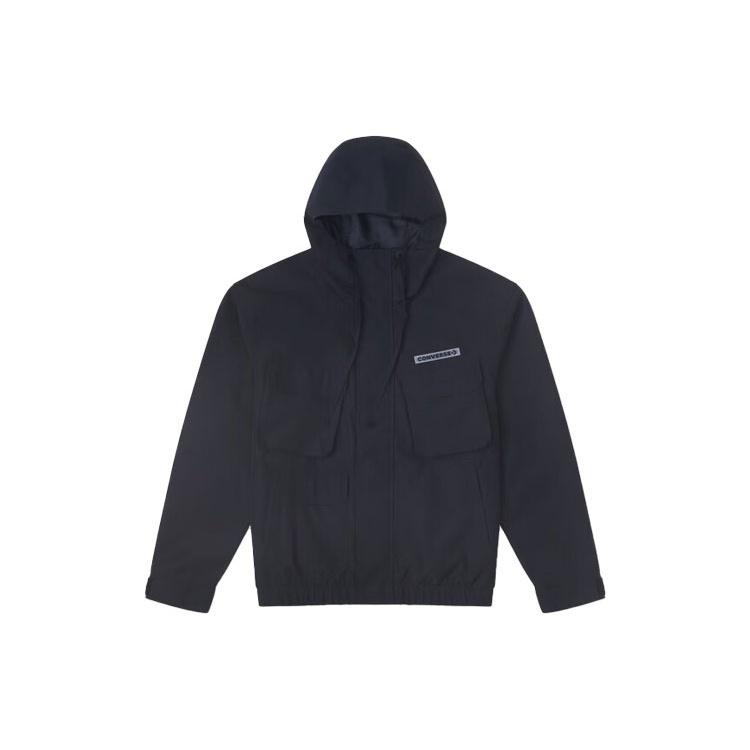 Converse De Luxe Jacket Asia Sizing Black Men s 10026909-A02 L