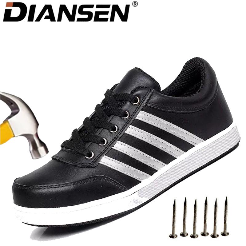 Man Safety Shoes Work Sneakers Lightweight Work Shoes Men Steel Toe Shoes Safety Boots Comfortable Shoes for Forging Workshop cm