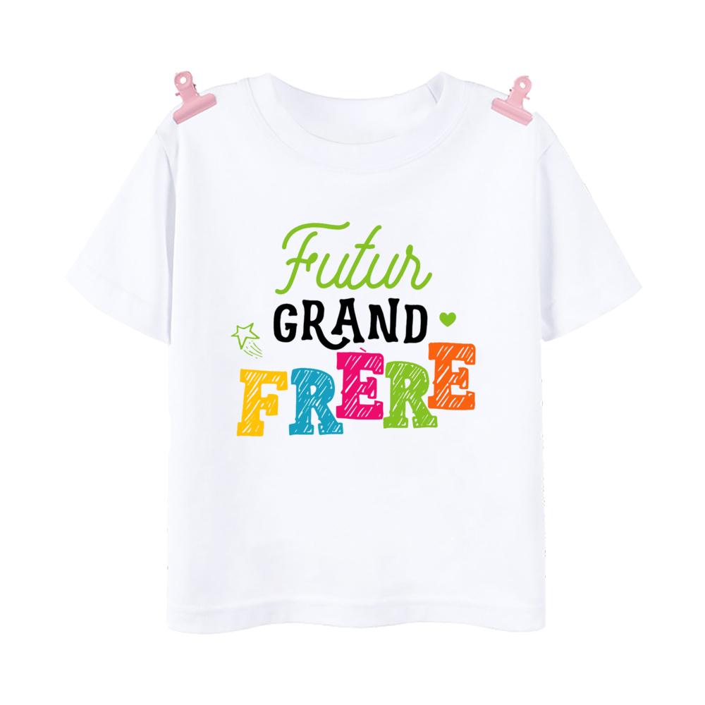 Future Big Brother Big Sister Printed Kids Shirts  Big Bro Sis T-shirt Tops Boys Girls Outfit Tee