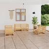 VidaXL Garden Lounge 6 Pcs Patio Furniture Set Terrace Furniture Outdoor Furniture Garden Furniture Wood 3075439
