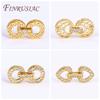18K Gold Plated Clasp For Jewelry,Connectors For Bracelets,Fasteners Clasps,DIY Jewelry Accessories,Necklace Findings