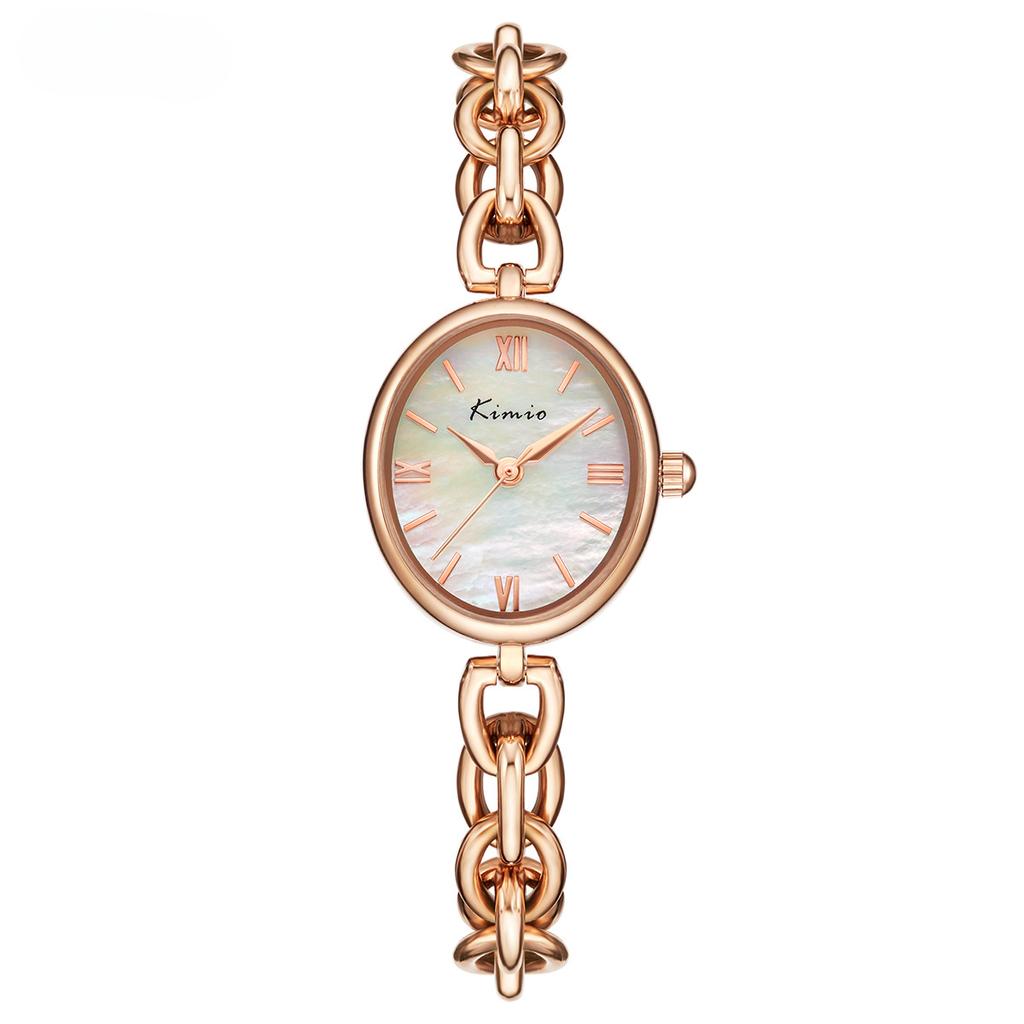Women's Watch Fashion Simple Temperament Retro Oval Student Ins Style Bracelet Watch for Women