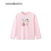 Balabala Girls' Pure Cotton Long Sleeve T-Shirt