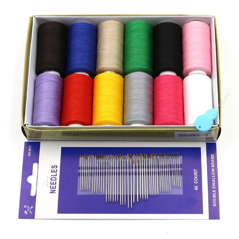 Needle Quilt Needle Large Hole Needle Cross Stitch Needle Sewing Needle Handmade Gold Tail Hand Sewing Needle No Penetration Sewing Box Needle Box