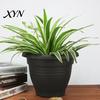 Outdoor Yard Plant Holders Round Flower Pot, Lightweight Pot with Drainage Garden Pots Holes, Modern Planter for Indoor And Plants Durable Plastic