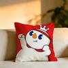 MMixue Ice City Snow Mascot Square DoubleSided Printed Pillow Case Bedroom Bedside Pillow Sofa Cushion Cover
