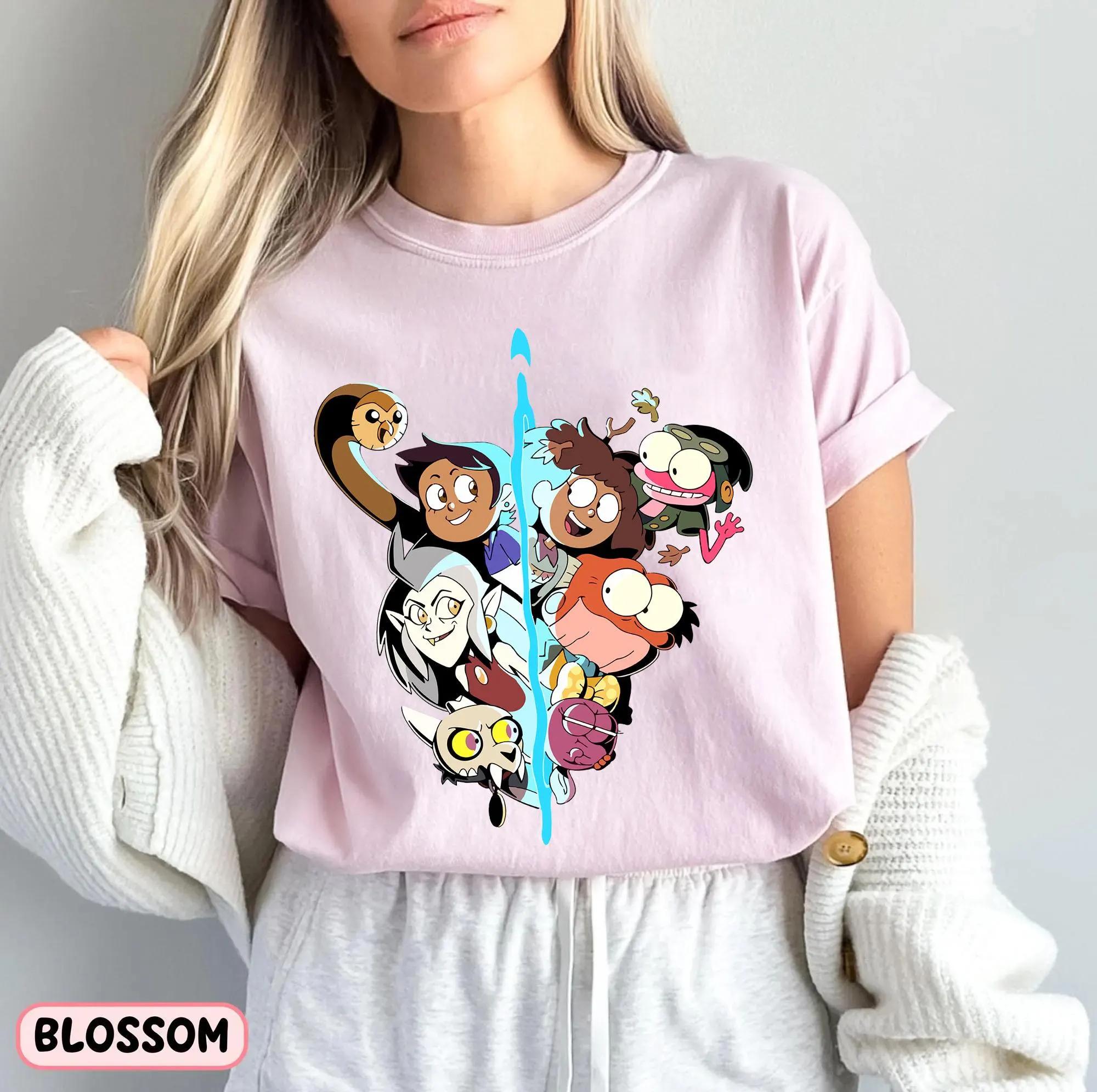 The Owl House Amphibia Disney Shirt The Owl House Luz Noceda Edaly Amity Hooty Anne Amphibia shirt WDW shirt S