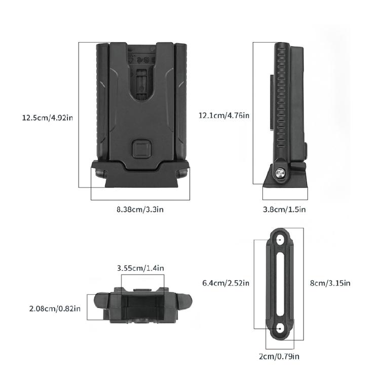 Bicycles Rear Parking Rack Mountain Bike Side Frame Stand Plastic Stand Pedal Frame Parking Brackets Enduring