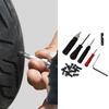 Portable Tire Repair Kit Premium Lightweight Fast Effective Tyre Patch Tool for Car Motorcycle Tire Puncture Emergency