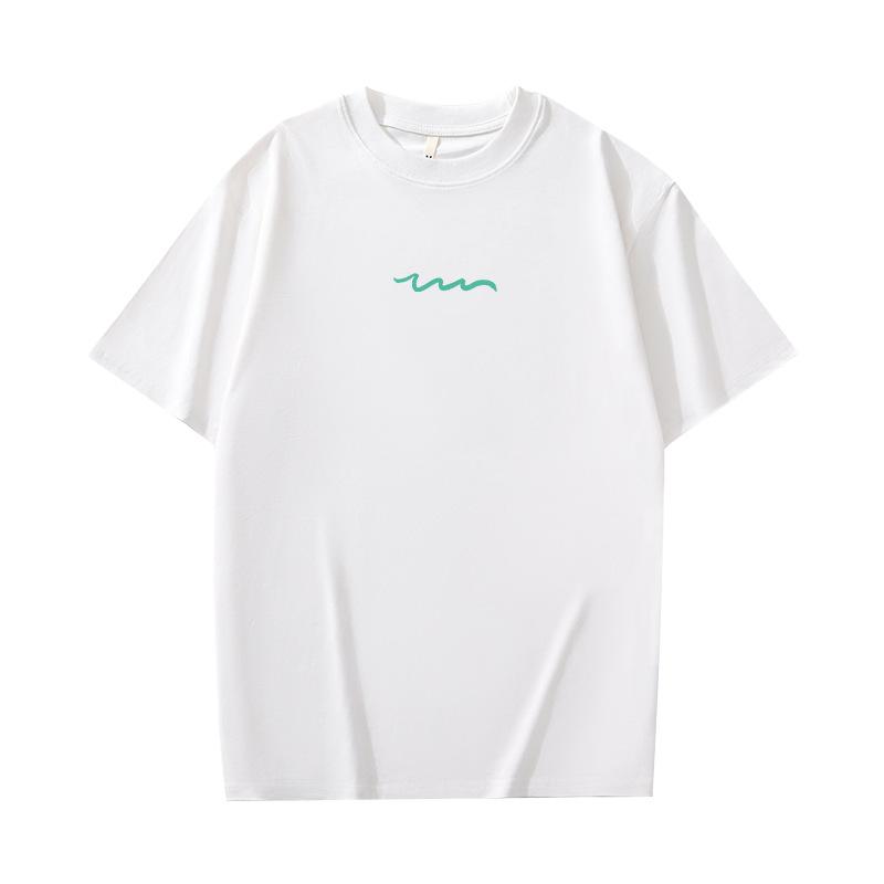 Pure Cotton Short Sleeve O Neck Printed Summer Comfortable Tee Men T-shirts