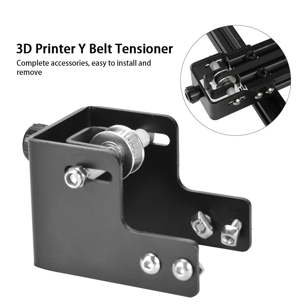 Y Belt Tensioner Installation Kits Black Alloy 3D Printer Accessories for Ender3pR0