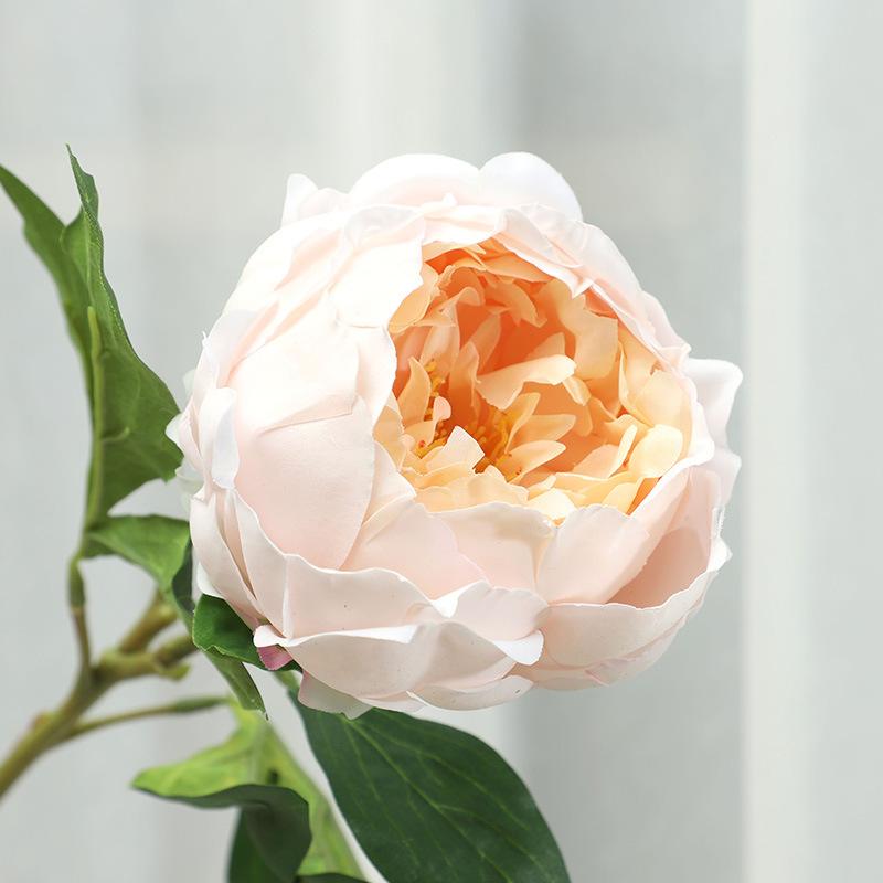 feel moisturizing simulation peony flower, home decoration simulation flower, hotel front desk arrangement studio shooting prop flower
