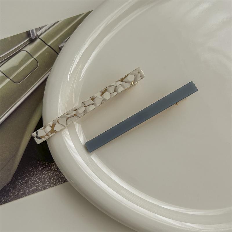 

Ретро французская корейская ацетатная заколка-утиный клюв для боковых прядей и выбивающихся волос