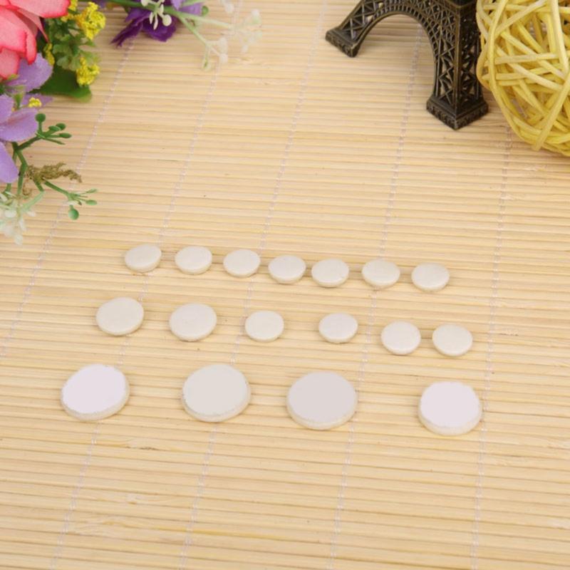 17Pcs Faux Leather Key Pads Musical Woodwind Wind Music