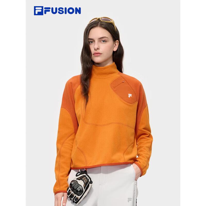 FILA FUSION Women s Fleece Knit Pullover Sweatshirt XL